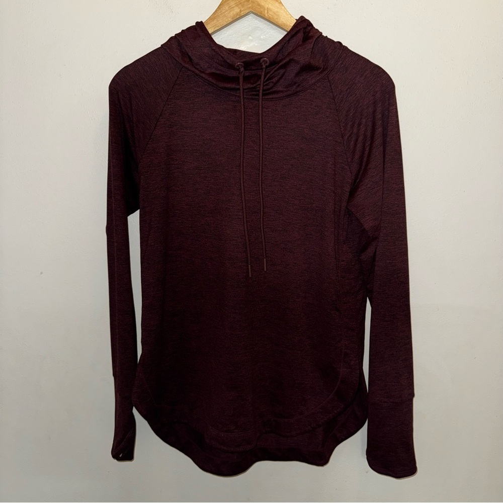 Athleta Uptempo Hoodie Maroon Women’s Size Small